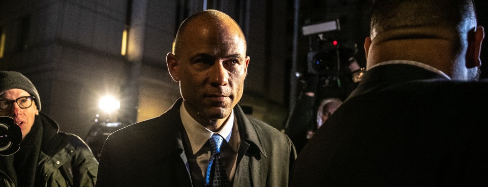 Michael Avenatti leaves the federal court in New York City.